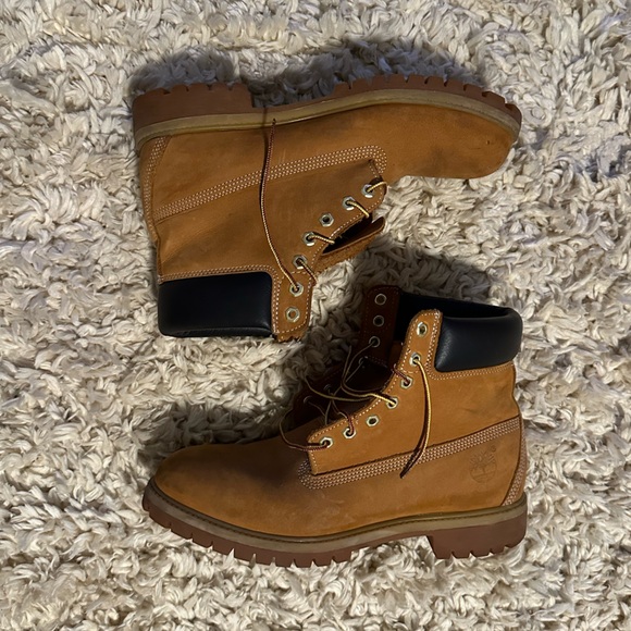 Timberland 6” Premium Waterproof Boots Sz 11 ‘Wheat’ - Picture 1 of 6